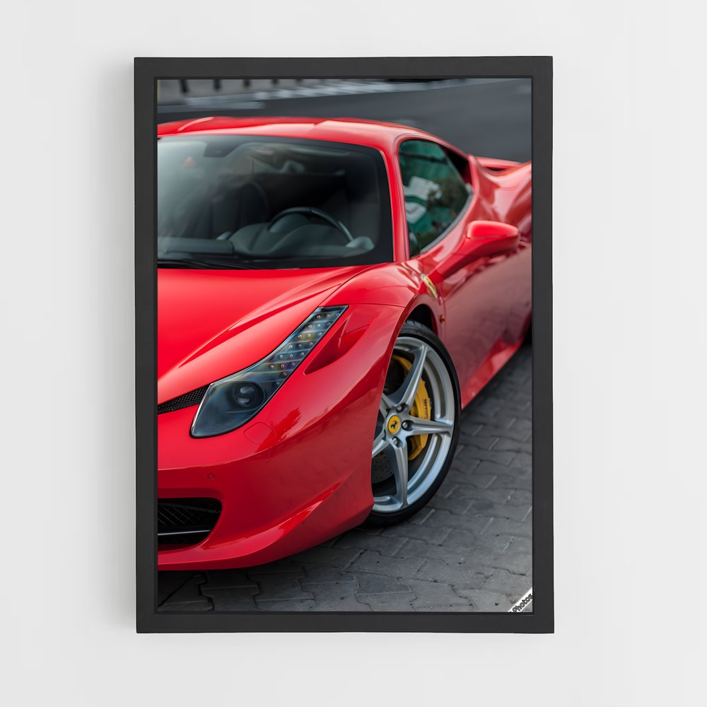Poster Ferrari sur Route (vue 2)